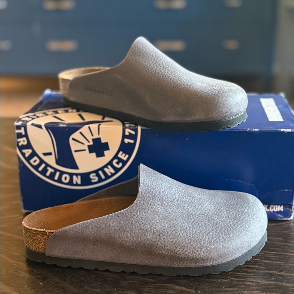 Leather Birkenstock Clogs